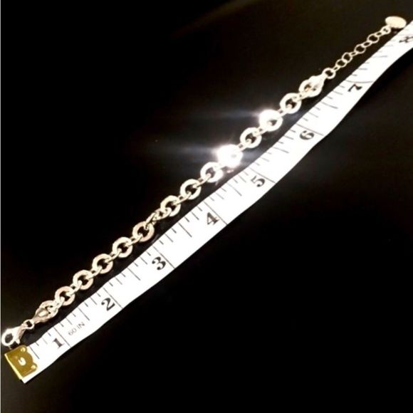 SILPADA Women’s Sterling Silver Rolo Open Interconnencted Link Bracelet - Picture 8 of 9
